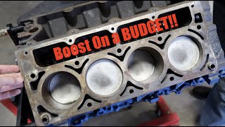 Building a BUDGET LS Twin Turbo Engine [upl. by Eidob]