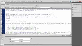 7  Introduction to Dreamweaver Tutorial CS5 [upl. by Frendel546]