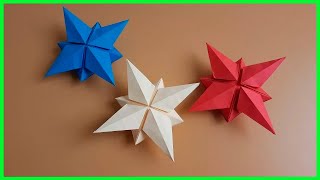 ▷ Cómo hacer una 🌟 ESTRELLA 3D 🌟 de papel  🌟 Estrellas en Origami [upl. by Silverstein74]