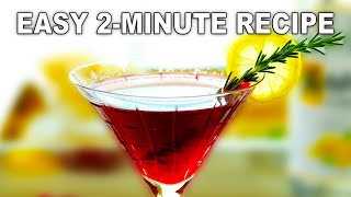 The PERFECT Pomegranate Martini Recipe [upl. by Niwrek]