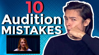 10 Greatest Audition Mistakes  Acting Advice [upl. by Leggat930]