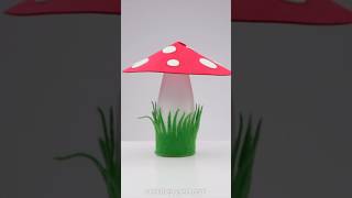 Upcycled Mushroom Lantern 🍄 💡 [upl. by Salakcin]