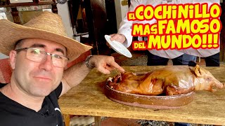 Probando El COCHINILLO más FAMOSO del MUNDO en Mesón CÁNDIDO SEGOVIA [upl. by Odele929]