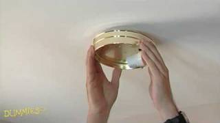 How to Replace Ceiling Light Fixtures For Dummies [upl. by Michaela]