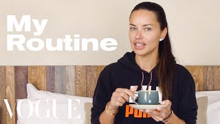 Adriana Limas Routine for a LongHaul Flight  On the Go  Vogue [upl. by Meryl388]