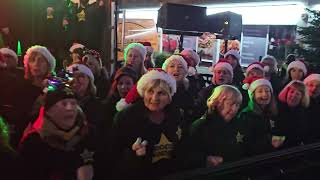 WHAT CHRISTMAS MEANS TO ME Rock Choir at Birkdale Lights Switch On 1st December 2024 [upl. by Grover]