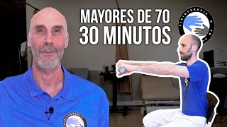 👴🏻 Rutina de ejercicios para MAYORES DE 70 años en silla HAZLOS CONMIGO [upl. by Nahn]