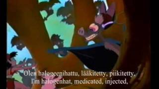 Ferngully  Batty Rap Finnish [upl. by Ecnerol433]