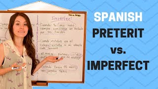 Spanish Past Tense Preterit vs Imperfect Stop Getting Confused [upl. by Eelrac]