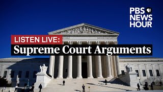 LISTEN LIVE Supreme court justices hear two cases via teleconference [upl. by Secrest]