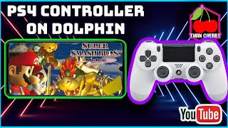 HOW TO CONFIGURE YOUR PS4 CONTROLLER FOR DOLPHIN EMULATOR ON ANDROID PHONESTABLETS [upl. by Mazur]