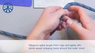 DYNEEMA DOUBLE BRAID SPLICE [upl. by Aufa]