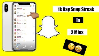 How To Get A 1000 Day Snap Streak In 2 Mins [upl. by Eerrehc889]