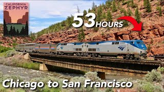 Amtrak California Zephyr  the most SCENIC ride in the USA [upl. by Sylera]