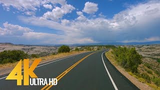 4K Scenic Byway 12  All American Road in Utah USA  5 Hour of Road Drive with Relaxing Music [upl. by Ahsilram751]