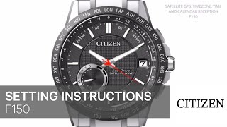 Citizen Watch Setting Instructions — F150 [upl. by Haseena810]