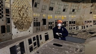 inside Chernobyl ЧАЭС sarcophagus 2016  reactor 4 control room and leadlined corridors [upl. by Bosson749]