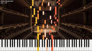 JS Bach  The Art of Fugue  Die Kunst der Fuge BWV 1080  Piano Synthesia  Library of Music [upl. by Dougie649]