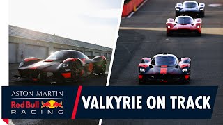 Valkyrie On Track  Max Verstappen and Alex Albon Drive The Hypercar For The First Time [upl. by Nwahsud]