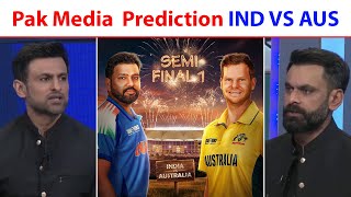 Pakistan Media Prediction INDIA VS AUSTRALIA SEMI FINAL MATCH champion trophy 2025 [upl. by Aketahs]