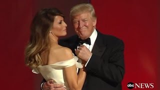 President Trump First Lady Melanias First Dance [upl. by Annail837]