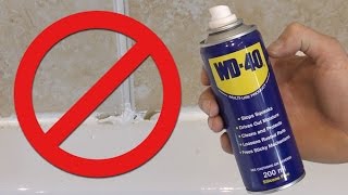 WARNING WD40 silicone remover FAIL [upl. by Standish]