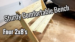 DIY Outdoor Bench [upl. by Desireah]