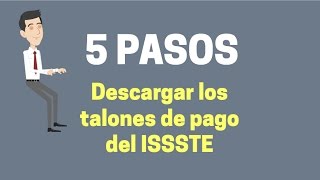 Descargar talones de pago ISSSTE Paso a paso [upl. by Forsyth924]