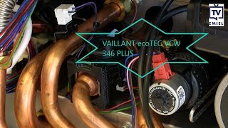 VAILLANT ecoTEC Plus VCW 346  DEEL 1 Onderdelen [upl. by Brunella]