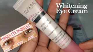 Eveline Cosmetics White Prestige 4D Whitening Eye Cream [upl. by Analiese]