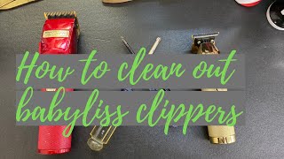 How to clean your babyliss pro fx [upl. by Adnaram]