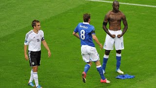 Still Cannot Forget Balotellis Performance On This Match EURO 2012 Italy vs Germany [upl. by Ardnikat]