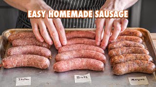 How To Make Your Own Sausage [upl. by Guimond]