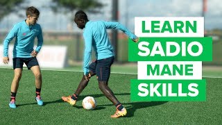 SADIO MANE TEACHES HIS FAVORITE SKILLS  play like a pro [upl. by Geof]