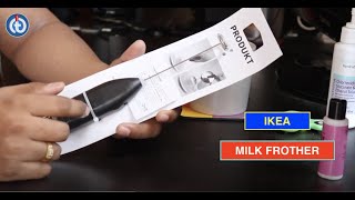 IKEA MILK FROTHER Review amp Battery Installation [upl. by Yentrok]