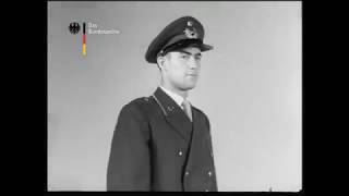 Die ersten Uniformen der Bundeswehr 1955 [upl. by Tullius616]