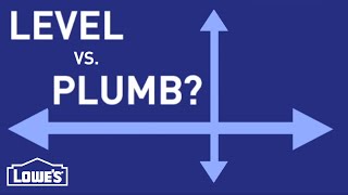 What Do Level and Plumb Mean  DIY Basics [upl. by Wehhtam369]