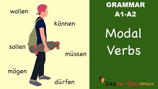 Learn German  German Grammar  Modalverben  Modal verbs  A1 [upl. by Kingsley]