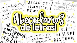 Abecedario de LETRAS BONITAS ✄ Barbs Arenas Art [upl. by Pinette472]