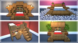 10 AWESOME Bed Designs for Your Minecraft Bedroom [upl. by Allare]