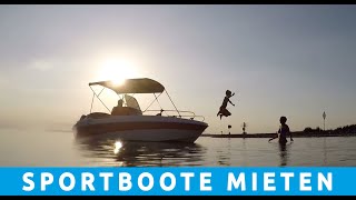 Bootsverleih an der Müritz  Sportboote und Hausboote mit und ohne Führerschein mieten [upl. by Pellet207]