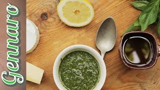 Traditional Basil Pesto  Gennaro Contaldo [upl. by Darooge]