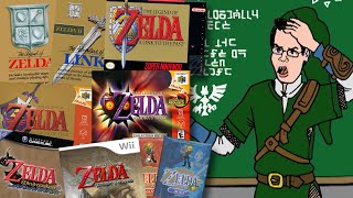 The Legend of Zelda Timeline  Angry Video Game Nerd AVGN [upl. by Mott]