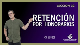 RETENCION POR HONORARIOS [upl. by Sarette]