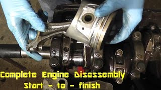 How to Disassemble an Engine Step by Step [upl. by Wootten287]