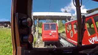 Pilatusbahn Cog Railway Real Time Cab View [upl. by Vidovic]