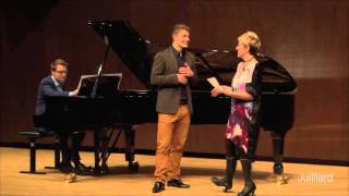 Joyce DiDonato Master Class December 10 2015 Jakub Józef Orliński amp Michał Biel [upl. by Nudnarb]