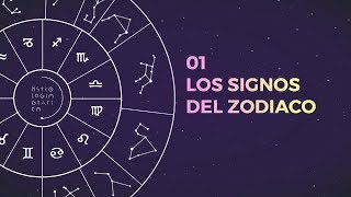 Los Signos del Zodiaco 01  ASTROLOGÍA GRÁFICA Doce energías [upl. by Stutsman]