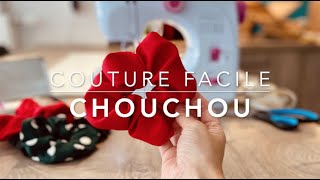 tuto chouchou couture facile [upl. by Ecnav]