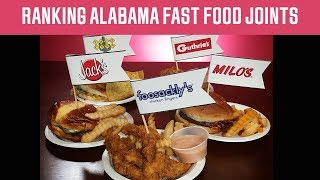 Ranking Alabama Based Fast Food Joints  Bless Your Rank  This is Alabma [upl. by Samuele]